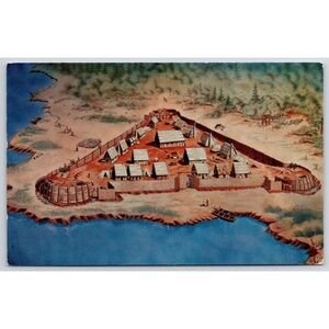 James Fort at Jamestown Virginia Postcard